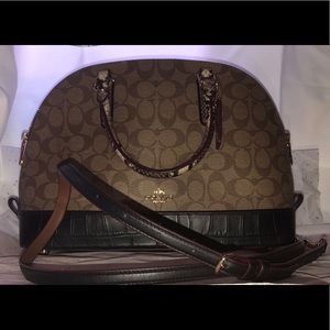 Coach Satchel Bag Purse w/ removable straps Sierra